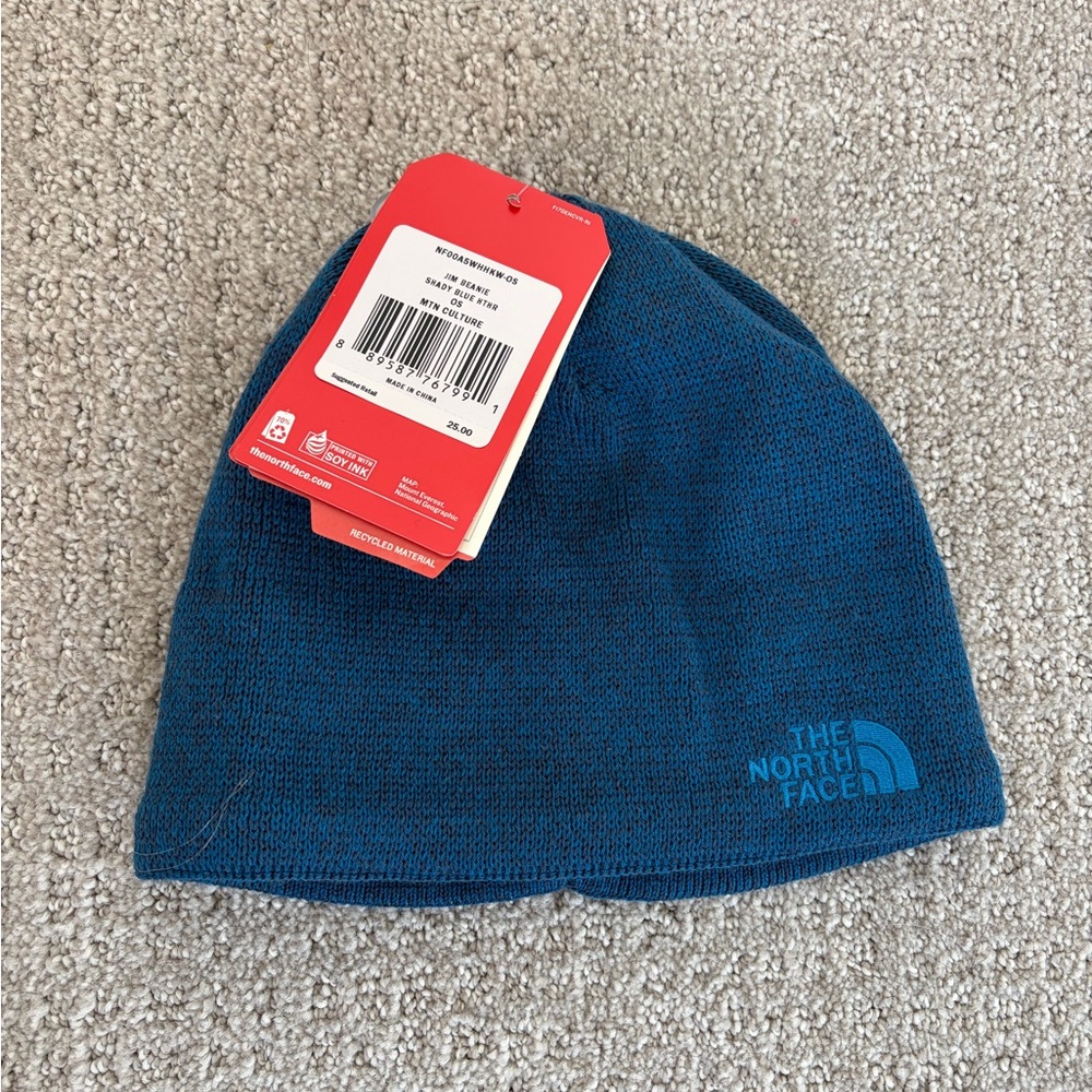 The North Face Teal Knit Beanie